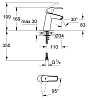 Смеситель Grohe Eurosmart 2339510E для раковины