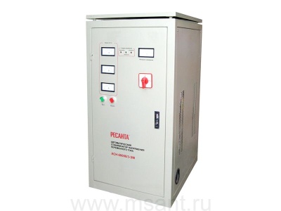 Трехфазный стабилизатор электромеханического типа РЕСАНТА ACH-80000/3-ЭМ