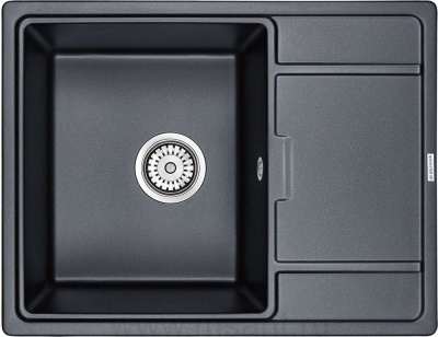 Мойка кухонная Paulmark Weimar PM216550-BLM черный металлик