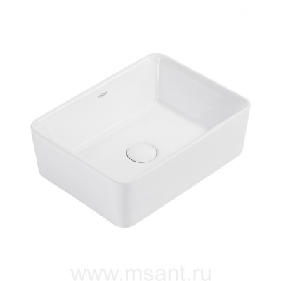 Раковина накладная ABBER Rechteck AC2213 белая
