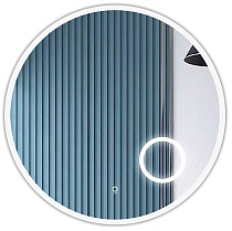 Зеркало AZARIO Talisman D800 с подсветкой, сенсорный выключатель с функцией диммера, алюминиевая рамка