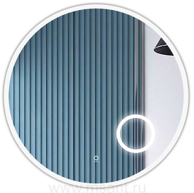 Зеркало AZARIO Talisman D800 с подсветкой, сенсорный выключатель с функцией диммера, алюминиевая рамка