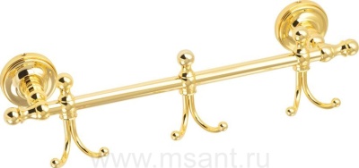 Крючок Migliore Mirella 24914 тройной, золото