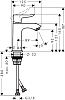 Смеситель Hansgrohe Metris 31186000 для раковины