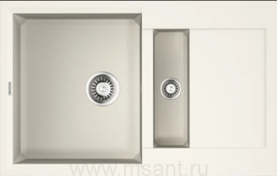 Мойка кухонная Omoikiri Sakaime 78-2-WH белая