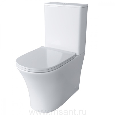 Унитаз Grossman Galaxy GR-4466S компакт, безободковый