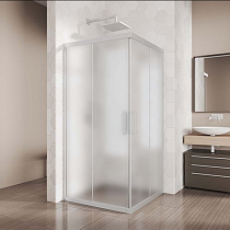 Душевой уголок Kubele DE019SC-MAT-MT 105 см, профиль матовый хром