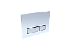 Aquatek Панель смыва Slim Белая глянец (клавиша прямоугольная, хром) НОВИНКА