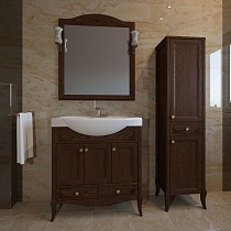 Мебель для ванной ASB-Woodline Салерно 80 орех антикварный