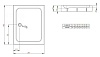 Поддон для душа Radaway Laros D120x80