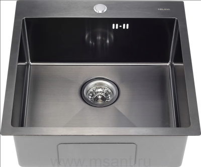 Мойка кухонная Melana D5050HB графит
