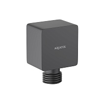 Шланговое подсоединение AQUATEK, матовый черный AQ2459MB