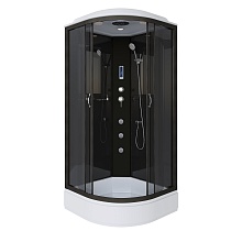 Душевая кабина Niagara Classic NG-6501-14F (90х90х215) средний поддон(26см),черный,стекло тонированное