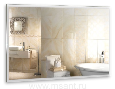 Зеркало AZARIO Сантана 1000х800 c подсветкой и диммером, сенсорный выключатель