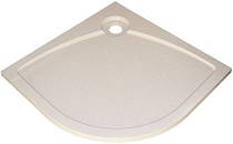 Поддон для душа GuteWetter Deluxe 100x100x4 R бежевый