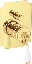 Смеситель Migliore Ermitage 18631 С ВНУТРЕННЕЙ ЧАСТЬЮ, для ванны с душем,золото
