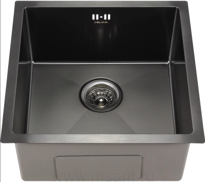 Мойка кухонная Melana D4645HB графит