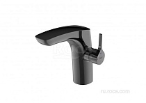 Смеситель Roca Insignia для раковин, PVD, titanium black, без донного клапана 5A3B3ACN0
