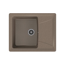 Мойкa MIXLINE ML-GMS03 СТАНДАРТ с крылом, терракот (307), 605*495*190мм