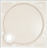Поддон для душа GuteWetter Deluxe 80x80x2 Q бежевый