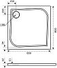 Поддон для душа Good Door Квадро 80x80