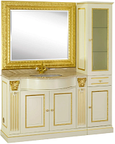 Мебель для ванной Migliore Ravenna 27066 R, avorio (тумба+столешница+раковина+пенал)