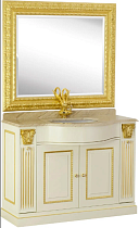 Мебель для ванной Migliore Ravenna 120 avorio (тумба+столешница+раковина)