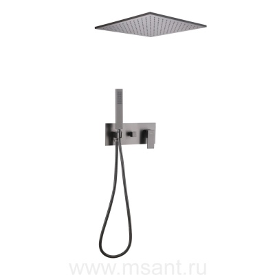 Душевая система ABBER Daheim AF8221NG скрытого монтажа без излива, никель