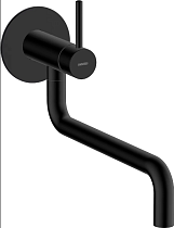 Смеситель Omnires Y Y1256BL С ВНУТРЕННЕЙ ЧАСТЬЮ, для кухонной мойки, чёрный