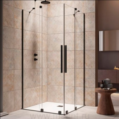 Душевой уголок Radaway Furo Black KDD 80х100