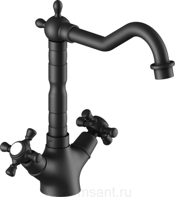 Смеситель для раковины Timo Nelson 0143/03F черный