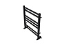 Полотенцесушитель водяной Aquatek Лира П7 500х600 мм черный муар