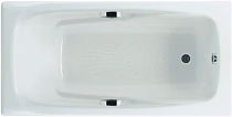 Чугунная ванна Roca Ming 2302G000R 170x85см, с отверстиями для ручек