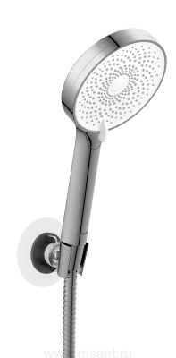 Душевой гарнитур Cersanit FERRO 64085 (держатель лейки) 3 режима шланг 150 металл квадрат