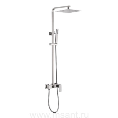 Душевая стойка ABBER Daheim AF8220SPL без излива, сатин