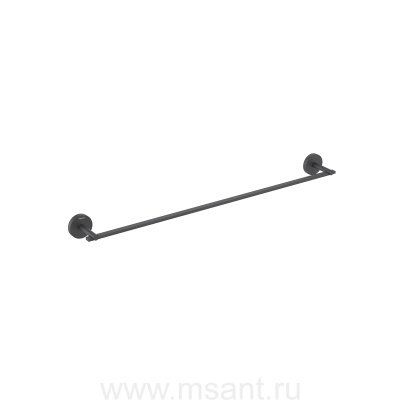 Полотенцедержатель 600 мм Aquatek, матовый черный AQ4614MB БЕТТА