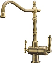 Смеситель Zorg Clean Water ZR 326 YF BR для кухонной мойки