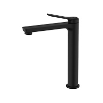 Смеситель для настольного умывальника, матовый черный, Parker, IDDIS, PARBL01i01