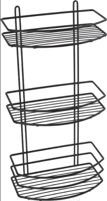 Полка Fixsen FX-720B-3 черная