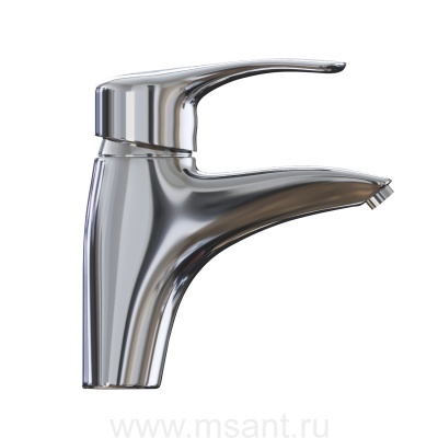 Смеситель для раковины 40k MIXLINE ML03-04 б/отв п/шпильку (без подводки)