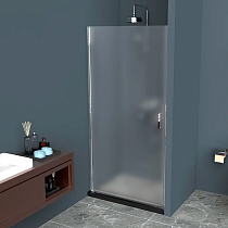 Душевая дверь в нишу BelBagno Uno B-1-85-P-Cr стекло текстурное