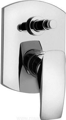 Смеситель Paini F1 F1CR691 С ВНУТРЕННЕЙ ЧАСТЬЮ, для ванны с душем