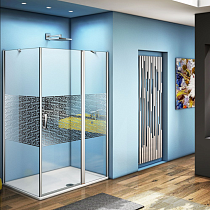 Душевой уголок Good Door Fantasy WTW+SP-F-CH 120x90