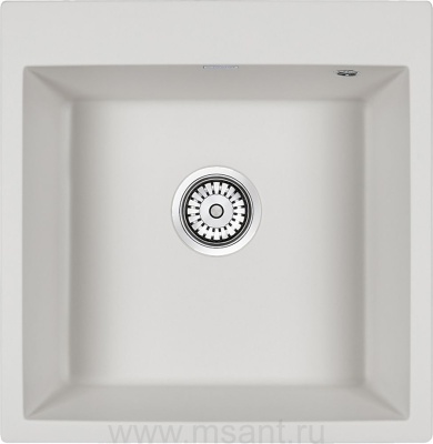 Мойка кухонная Paulmark Praktisch PM105152-WH белый