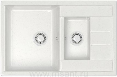 Мойка кухонная Marrbaxx Блонди Z210Q001 белый лед