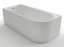 Ванна акриловая Azario LUTON 170x80 (левая) с сифоном и металлической рамой