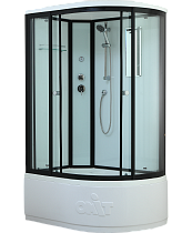 Timo Standart T-6620 Black Fabric L душевая кабина (120*85*220), шт