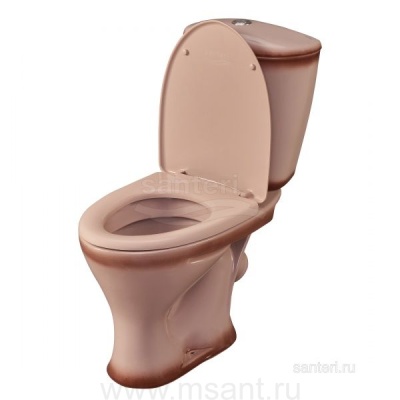 Унитаз-компакт Santeri Версия 1P4015S0700BF декор бежевый 