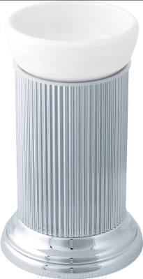 Стакан Migliore Fortuna керамика, хром