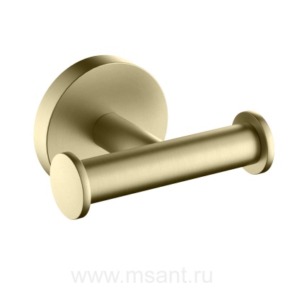 Aquatek AQ4202BG ОБЕРОН крючок двойной, шлиф. золото